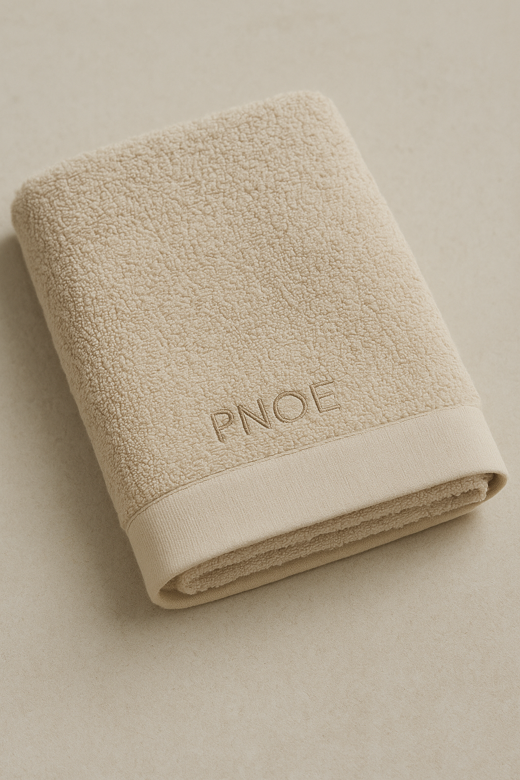 PNOE Embroidered Bath Towel Close-Up